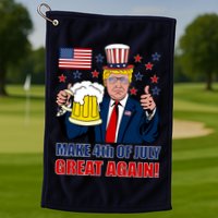 Make 4th Of July Great Again Golf Towel
