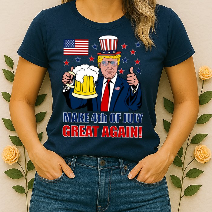 Make 4th Of July Great Again Womens T-Shirt