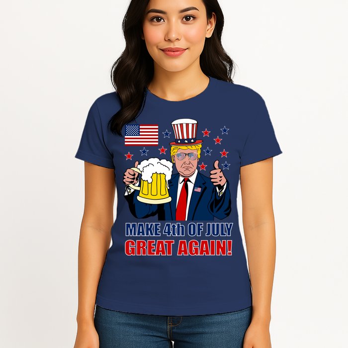 Make 4th Of July Great Again Womens T-Shirt