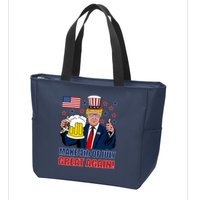 Make 4th Of July Great Again Zip Tote Bag
