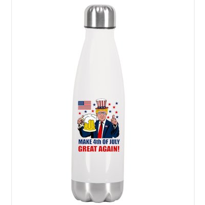 Make 4th Of July Great Again Stainless Steel Insulated Water Bottle