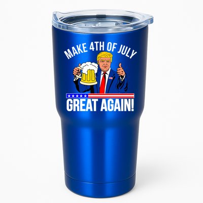 Make 4th of July Great Again! Donald Trump Beer USA Tumbler
