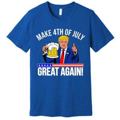 Make 4th of July Great Again! Donald Trump Beer USA Premium T-Shirt