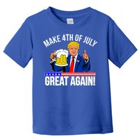 Make 4th of July Great Again! Donald Trump Beer USA Toddler T-Shirt