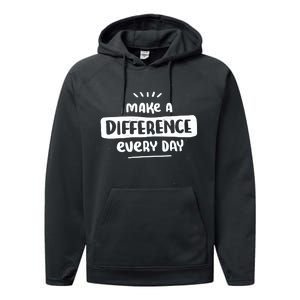 Make A Difference  Performance Fleece Hoodie