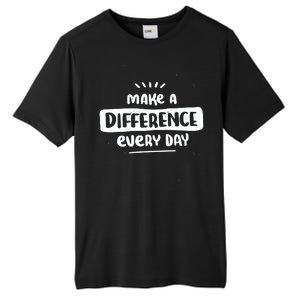 Make A Difference  Tall Fusion ChromaSoft Performance T-Shirt