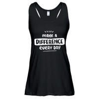 Make A Difference  Ladies Essential Flowy Tank