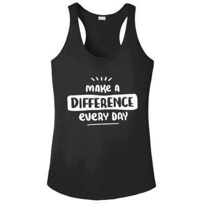 Make A Difference  Ladies PosiCharge Competitor Racerback Tank