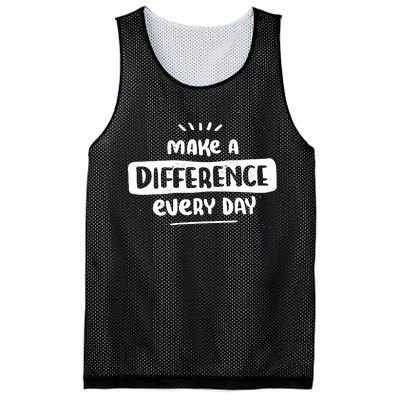 Make A Difference  Mesh Reversible Basketball Jersey Tank