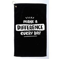 Make A Difference  Golf Towel