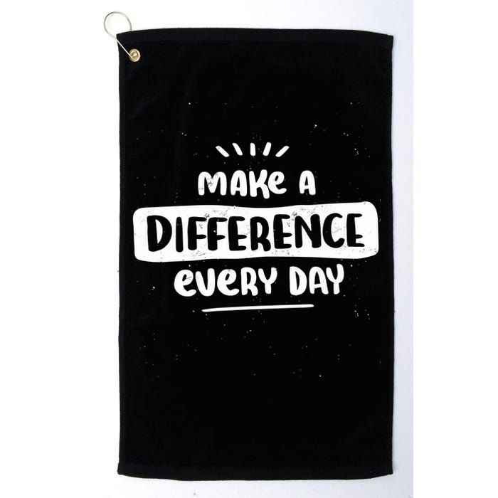 Make A Difference  Golf Towel