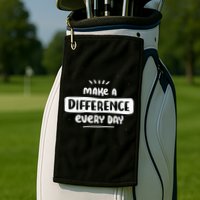 Make A Difference  Golf Towel