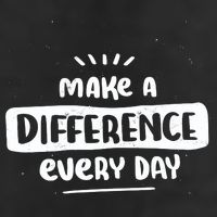 Make A Difference  Golf Towel