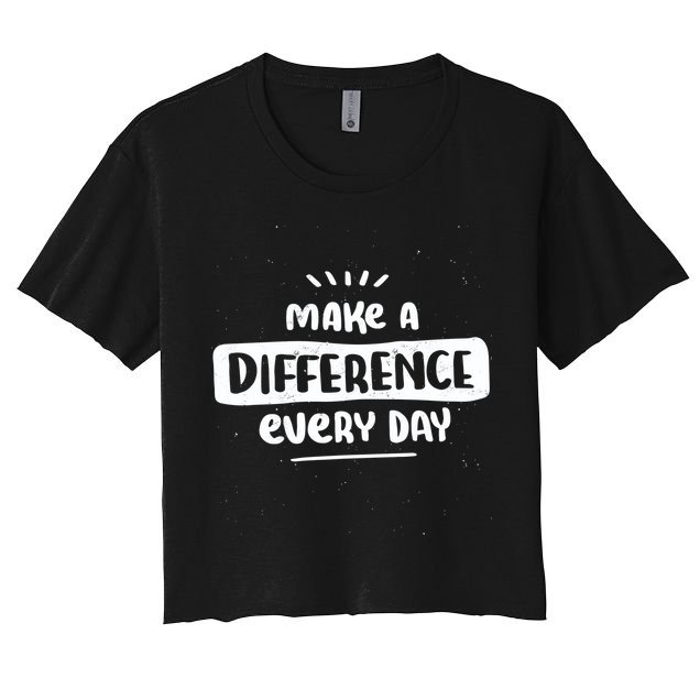 Make A Difference  Crop Top
