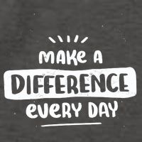 Make A Difference  Vector Backpack