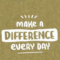 Make A Difference  Garment-Dyed Women's Muscle Tee