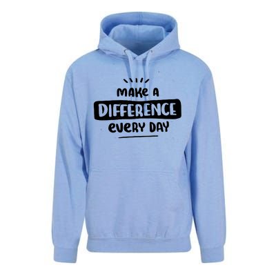 Make A Difference  Unisex Surf Hoodie