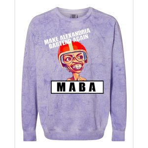 Make Alexandria Bartend Again Colorblast Crewneck Sweatshirt