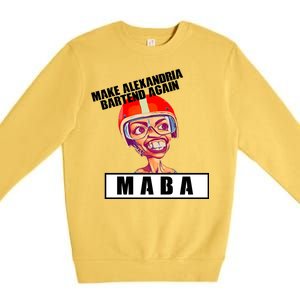 Make Alexandria Bartend Again Premium Crewneck Sweatshirt