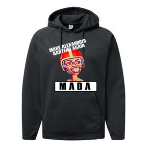 Make Alexandria Bartend Again Performance Fleece Hoodie