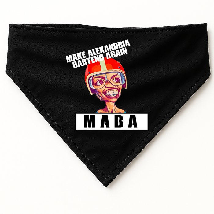 Make Alexandria Bartend Again USA-Made Doggie Bandana