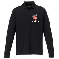 Make Alexandria Bartend Again Performance Long Sleeve Polo