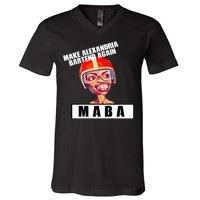 Make Alexandria Bartend Again V-Neck T-Shirt