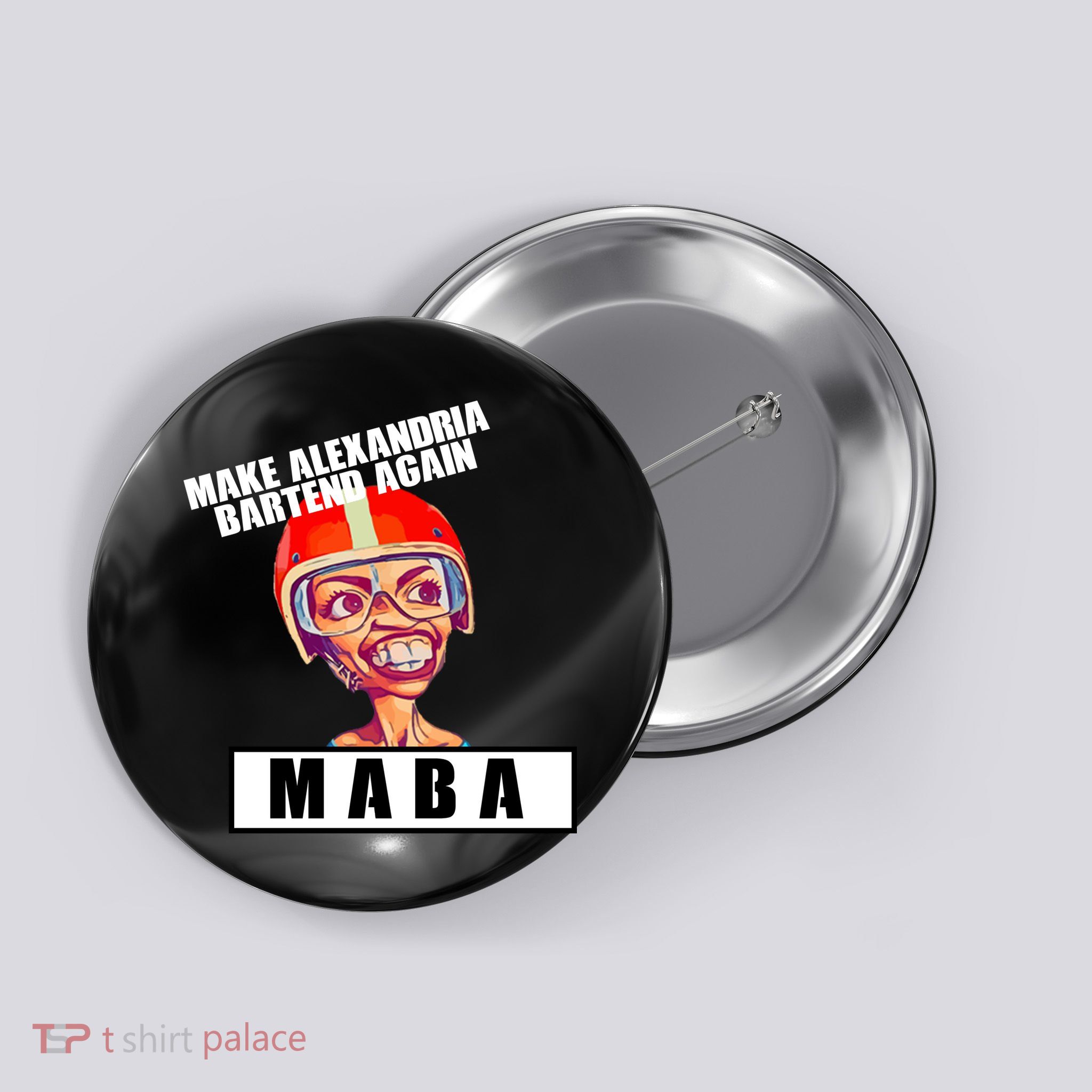 Make Alexandria Bartend Again Button