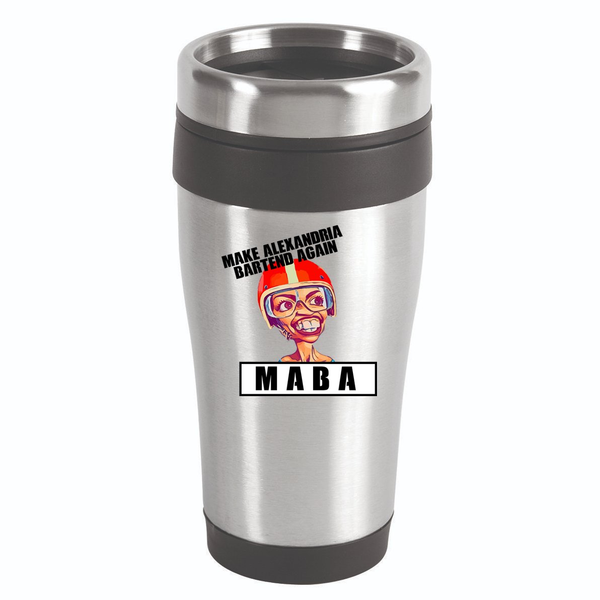 Make Alexandria Bartend Again 16oz Travel Tumbler
