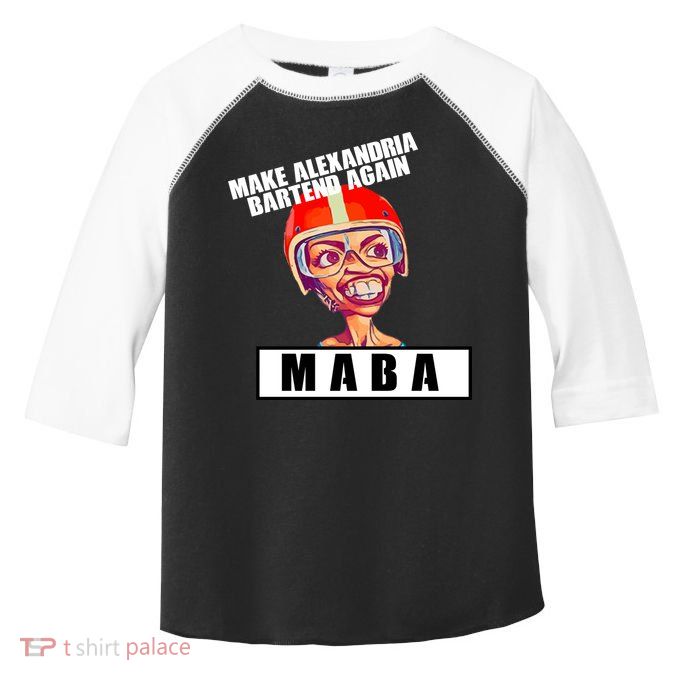 Make Alexandria Bartend Again Toddler Fine Jersey T-Shirt