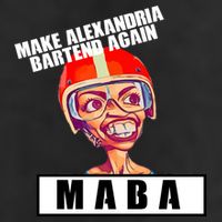 Make Alexandria Bartend Again Golf Towel