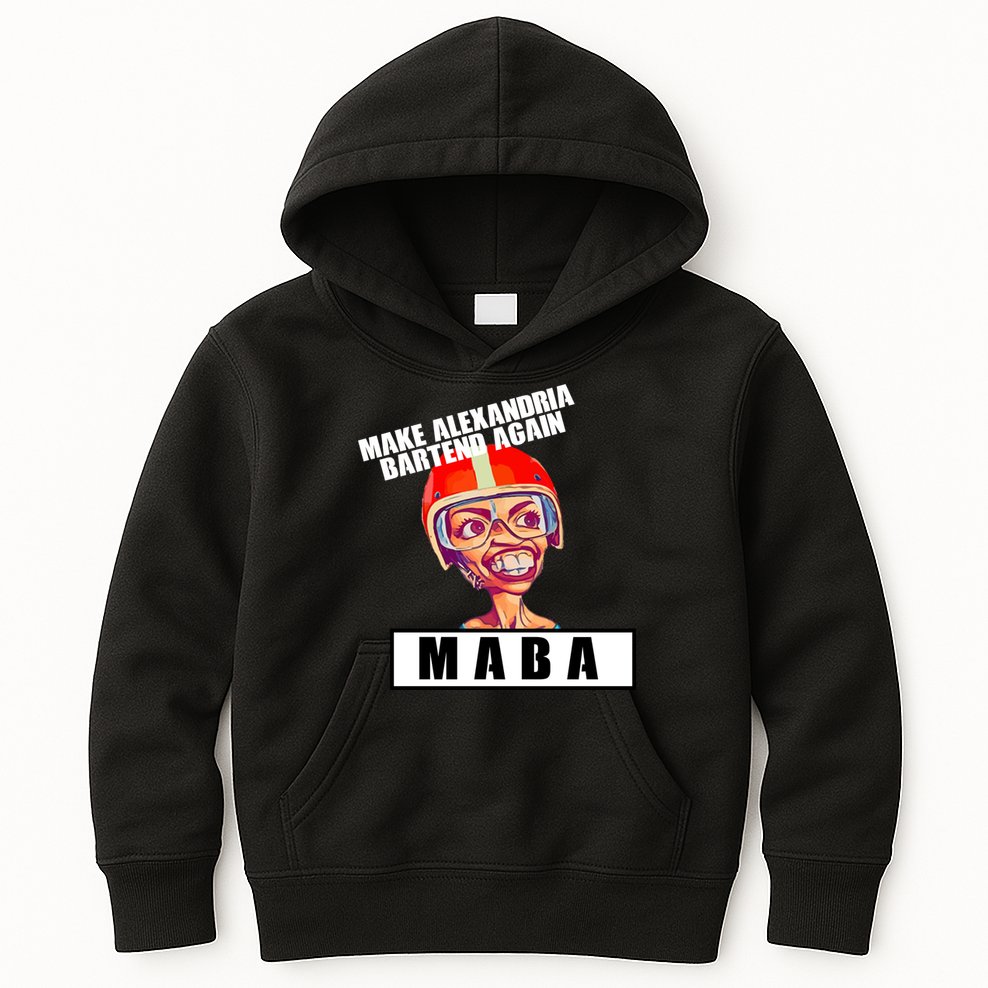 Make Alexandria Bartend Again Kids Hoodie