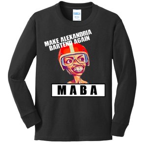 Make Alexandria Bartend Again Kids Long Sleeve Shirt