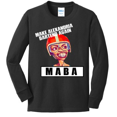 Make Alexandria Bartend Again Kids Long Sleeve Shirt