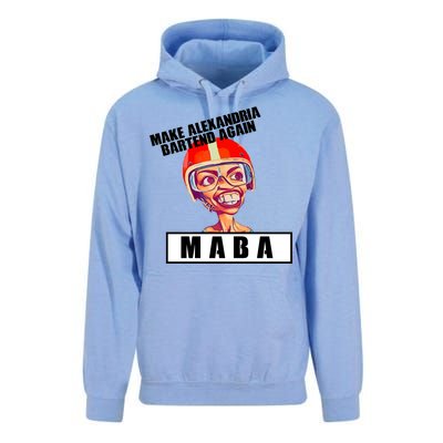 Make Alexandria Bartend Again Unisex Surf Hoodie