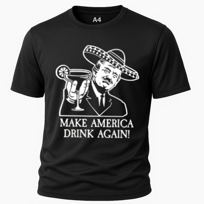 Make America Drink Again Donald Trump Cinco De Mayo Cooling Performance Crew T-Shirt