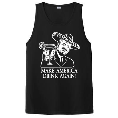 Make America Drink Again Donald Trump Cinco De Mayo PosiCharge Competitor Tank