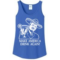 Make America Drink Again Donald Trump Cinco De Mayo Ladies Essential Tank