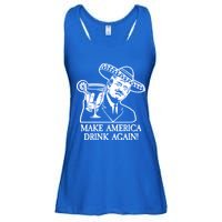 Make America Drink Again Donald Trump Cinco De Mayo Ladies Essential Flowy Tank