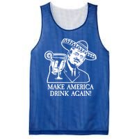 Make America Drink Again Donald Trump Cinco De Mayo Mesh Reversible Basketball Jersey Tank