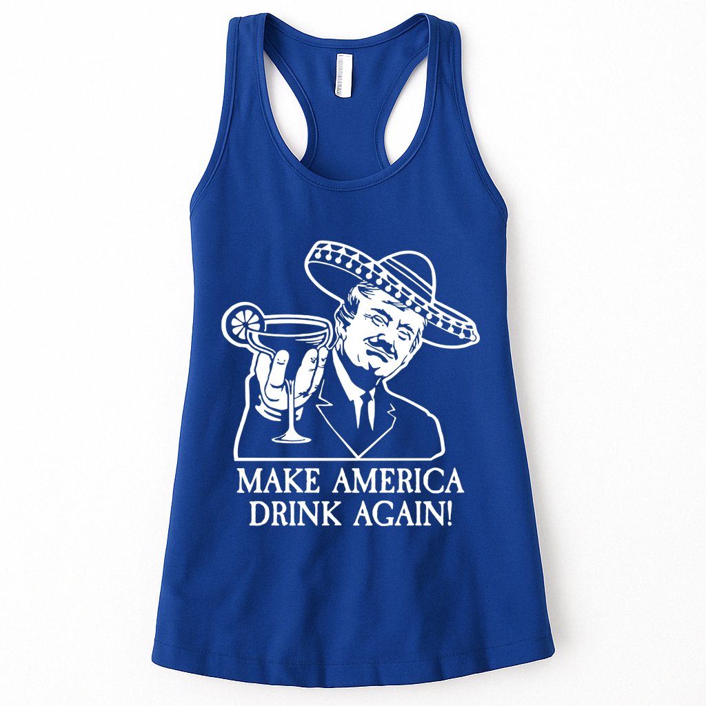 Make America Drink Again Donald Trump Cinco De Mayo Womens Tank Top