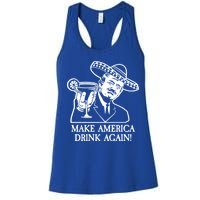 Make America Drink Again Donald Trump Cinco De Mayo Women's Racerback Tank