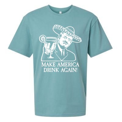 Make America Drink Again Donald Trump Cinco De Mayo Sueded Cloud Jersey T-Shirt