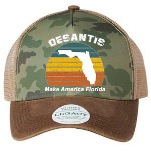 Make America Florida DeSantis 2024 Election Legacy Tie Dye Trucker Hat