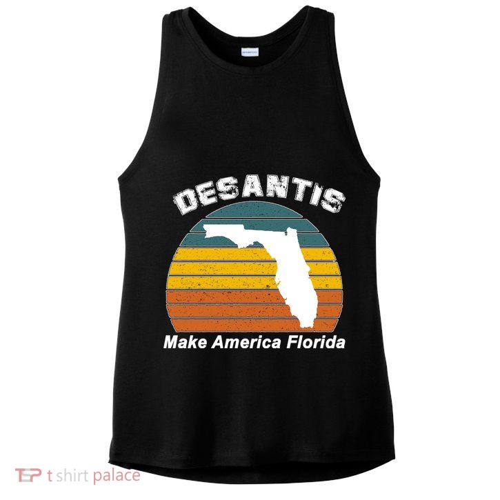 Make America Florida DeSantis 2024 Election Ladies PosiCharge Tri-Blend Wicking Tank