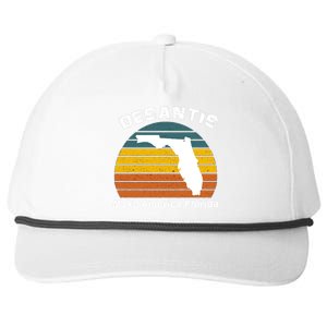 Make America Florida DeSantis 2024 Election Snapback Five-Panel Rope Hat