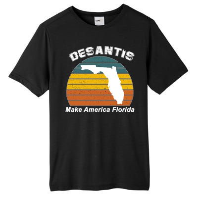 Make America Florida DeSantis 2024 Election Tall Fusion ChromaSoft Performance T-Shirt