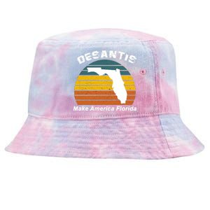 Make America Florida DeSantis 2024 Election Tie-Dyed Bucket Hat