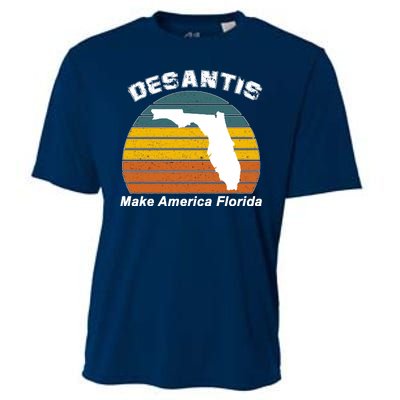 Make America Florida DeSantis 2024 Election Cooling Performance Crew T-Shirt