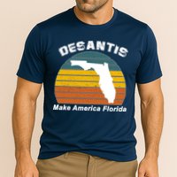 Make America Florida DeSantis 2024 Election Cooling Performance Crew T-Shirt